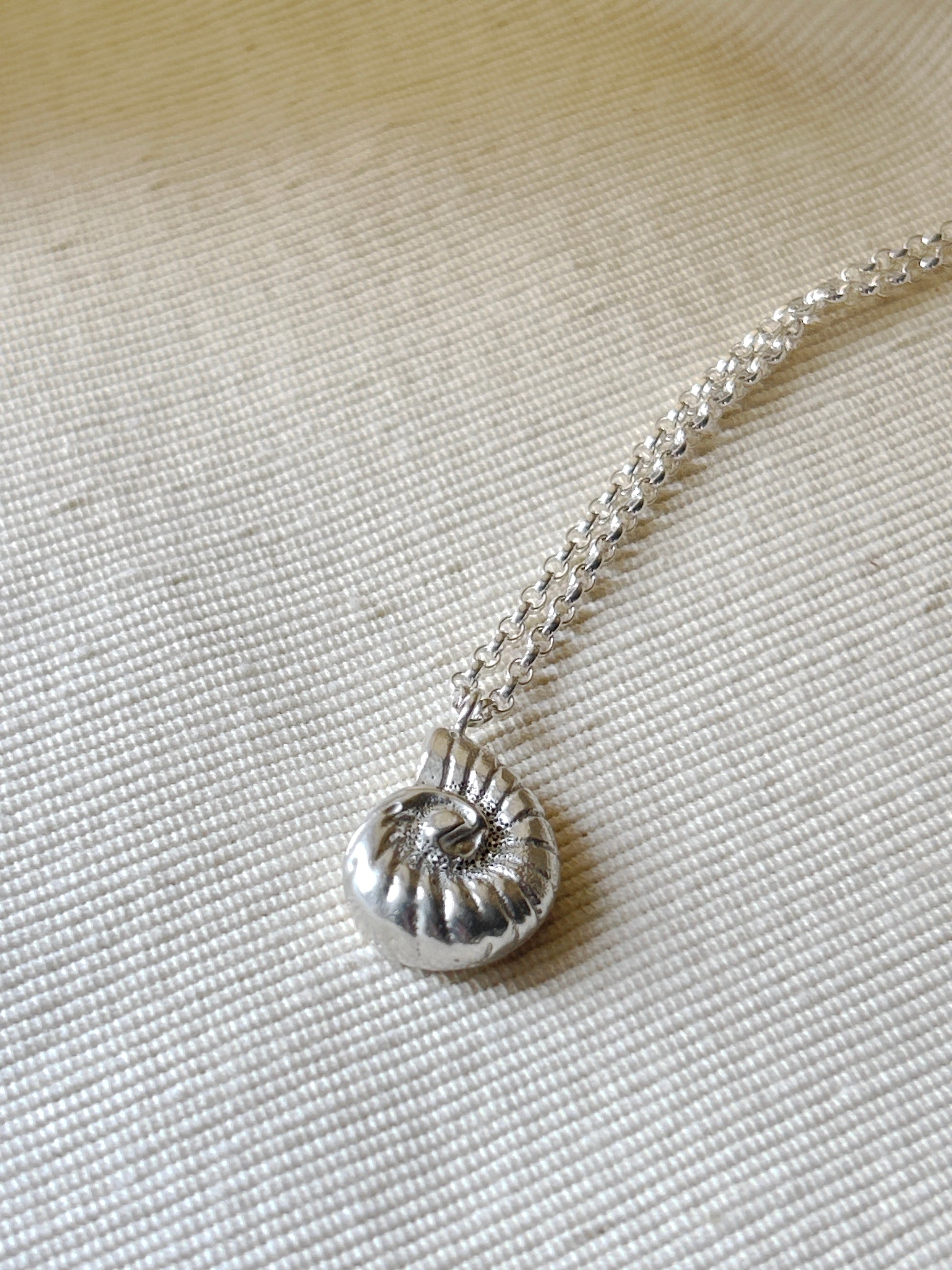 Sterling Silver Shell Necklace