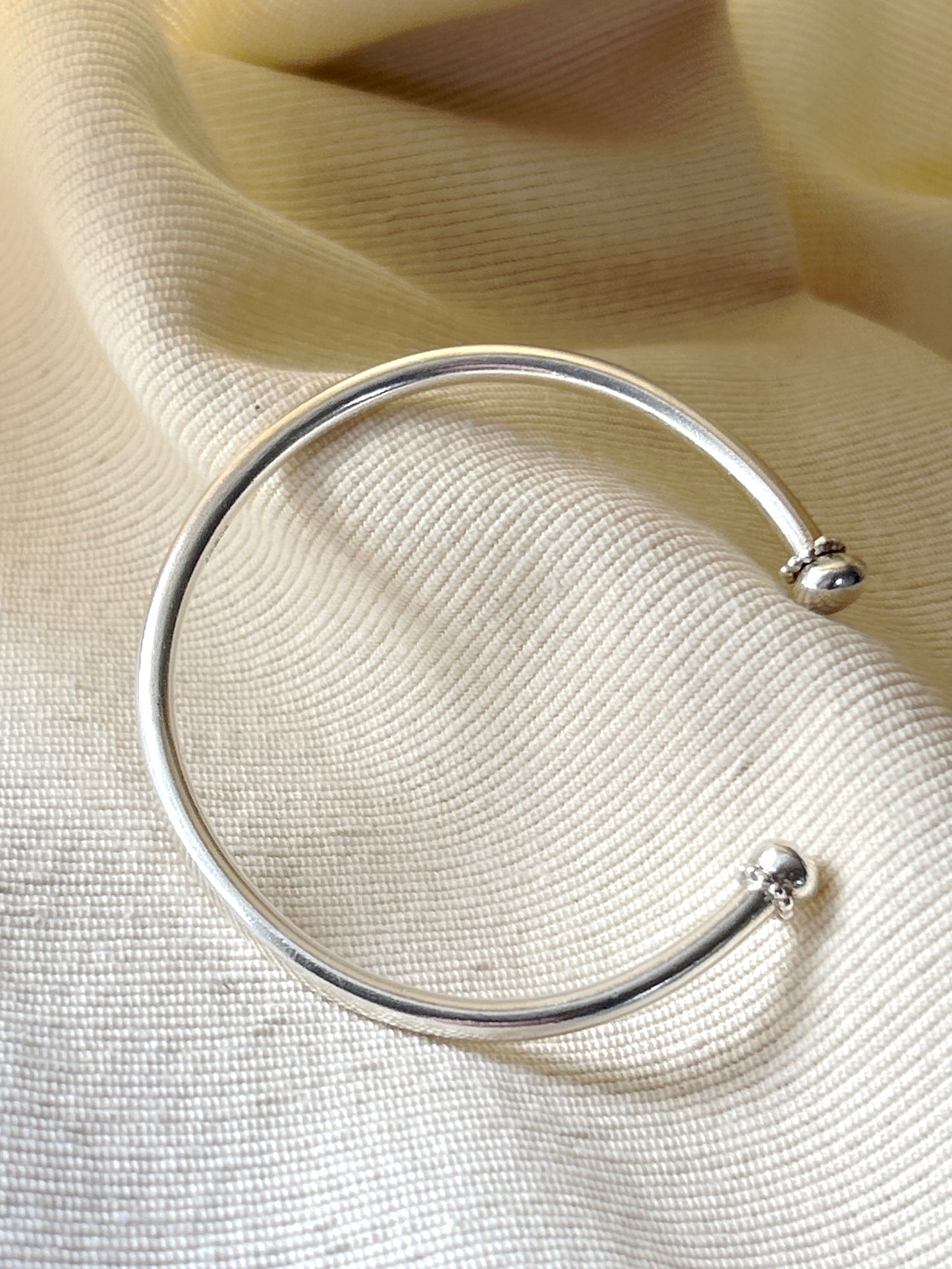 Sterling Silver Open Bangle