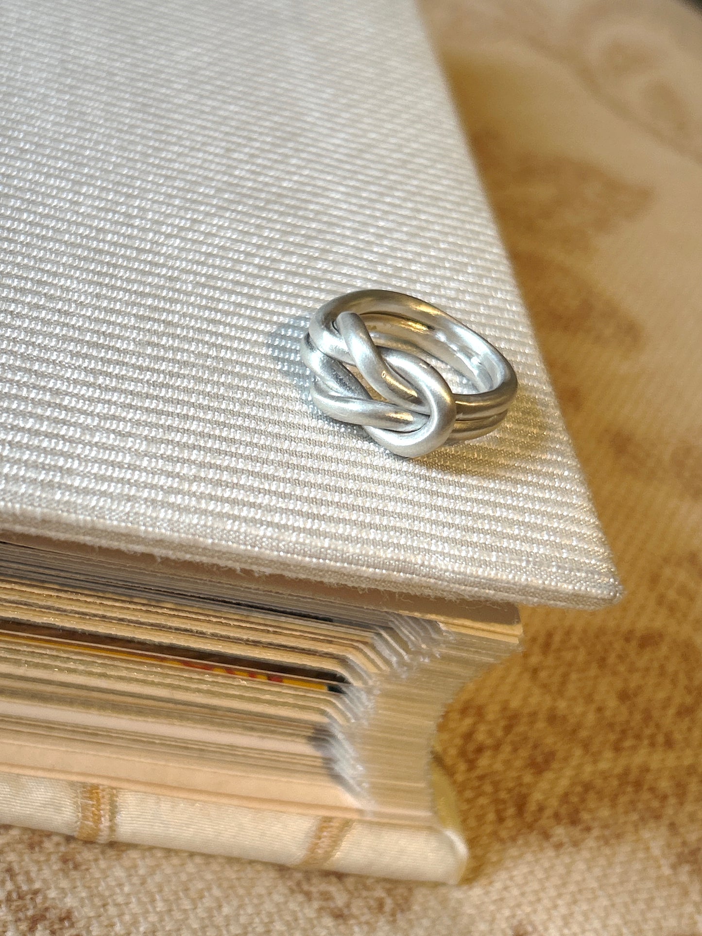 Sterling Silver Love Knot Ring