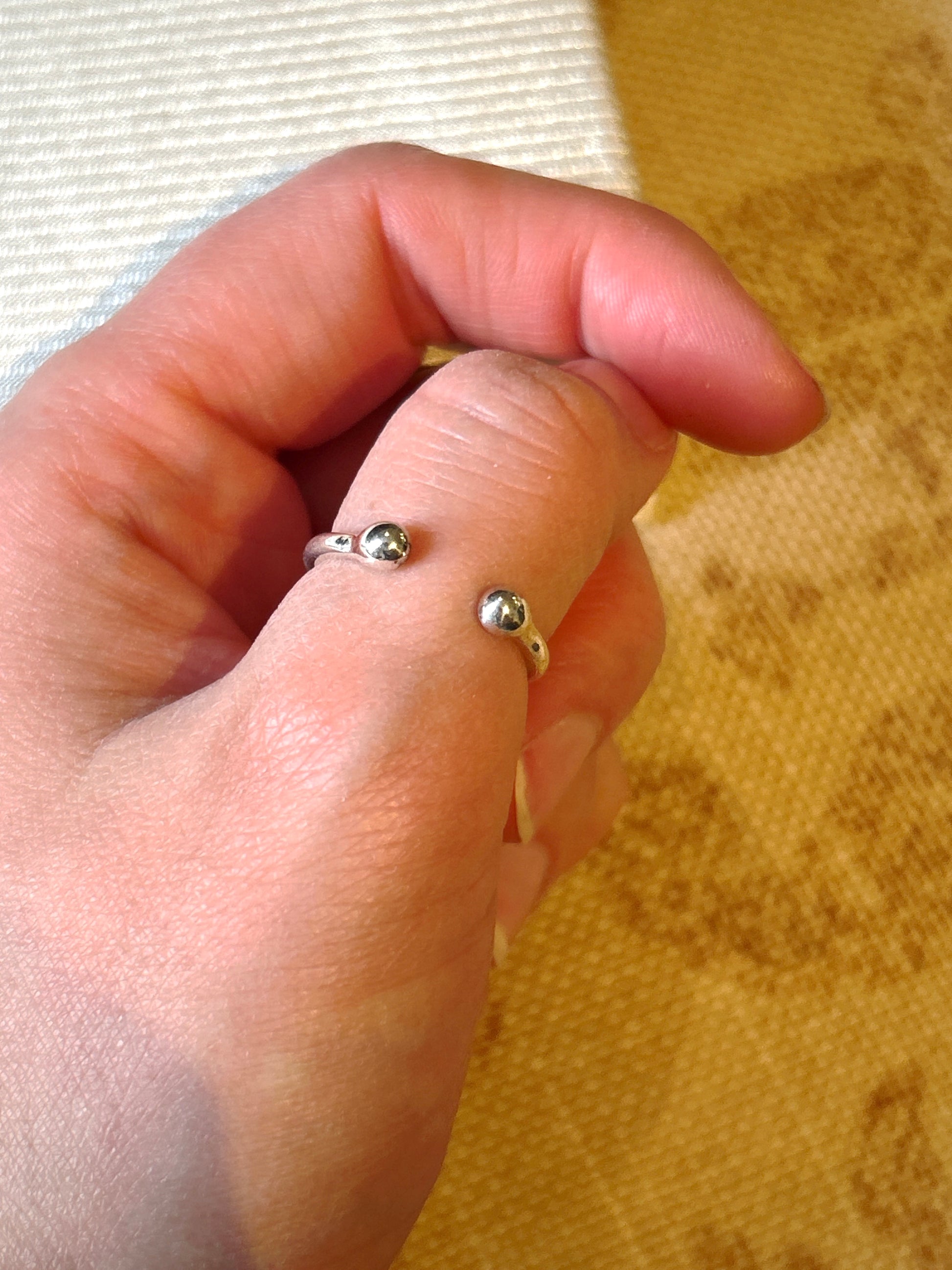 Sterling Silver Open Sprout Ring
