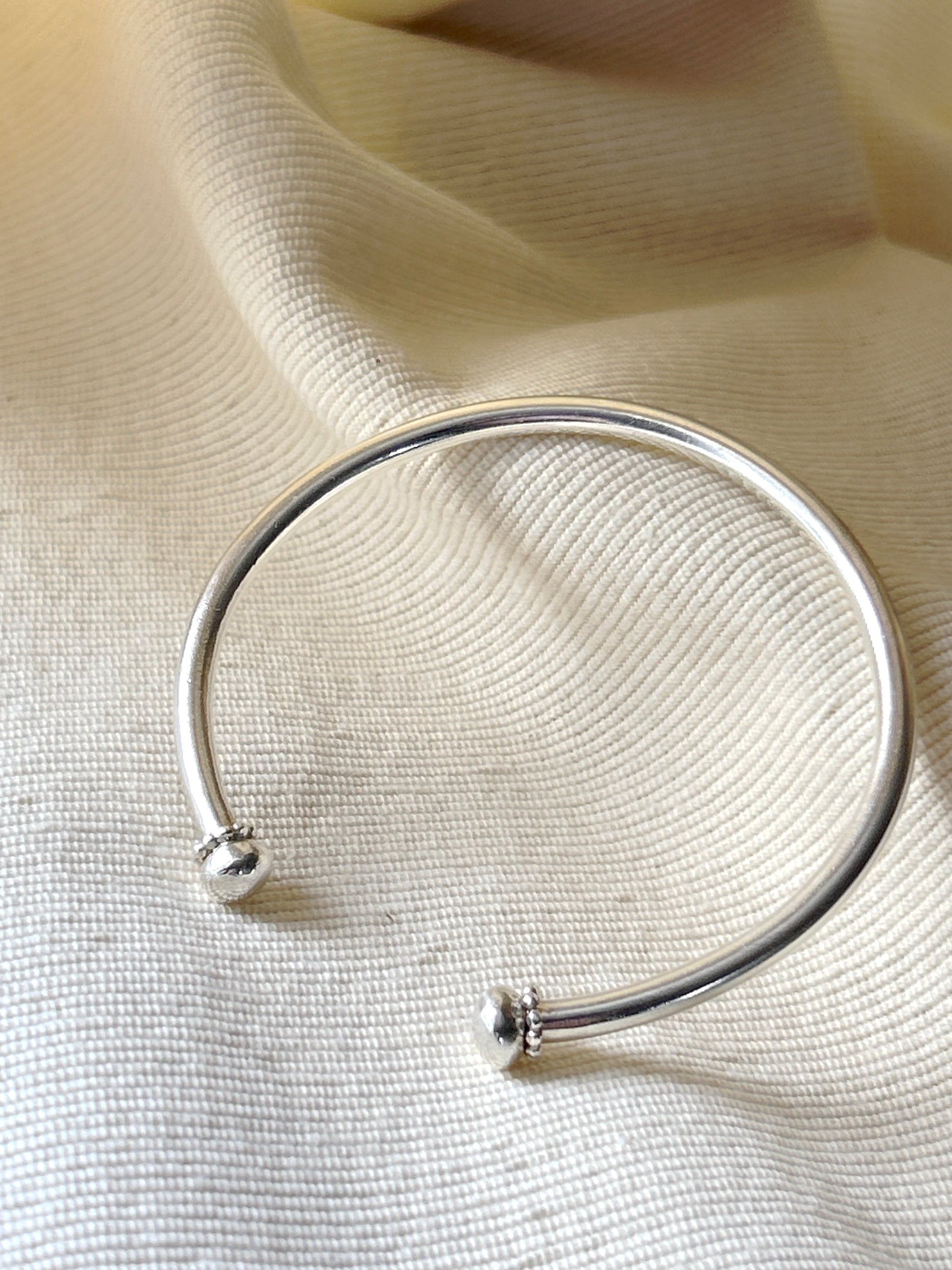 Sterling Silver Open Bangle