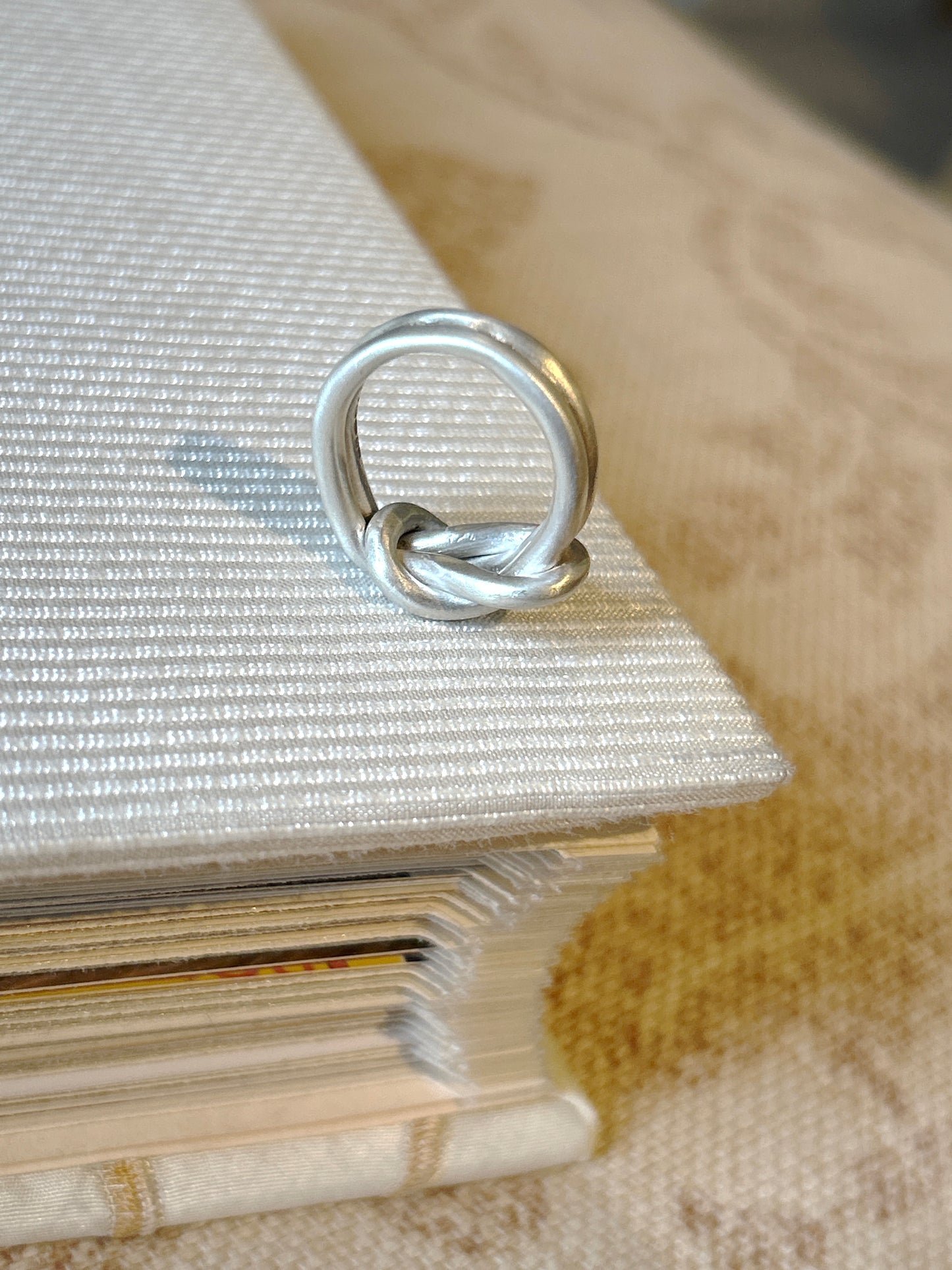 Sterling Silver Love Knot Ring
