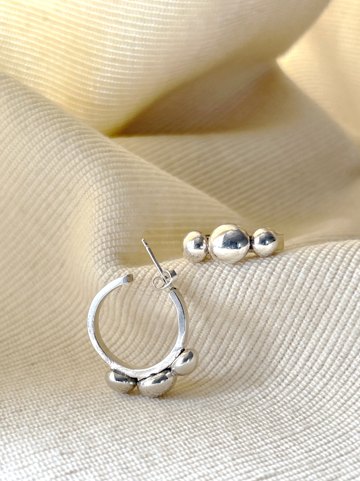 Sterling Silver Hoop Earrings