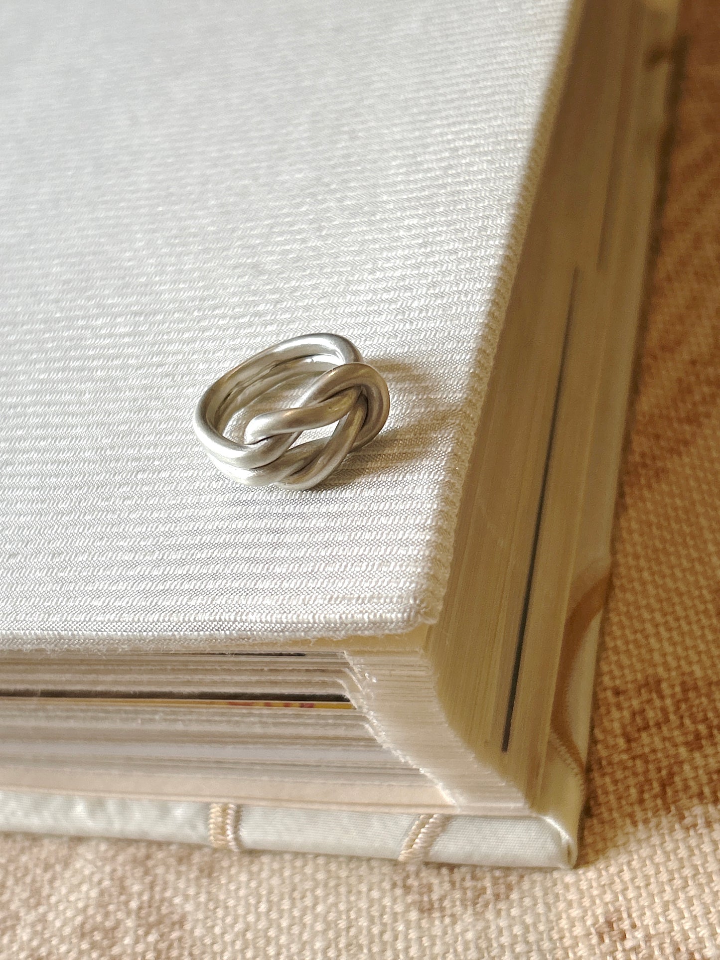 Sterling Silver Love Knot Ring