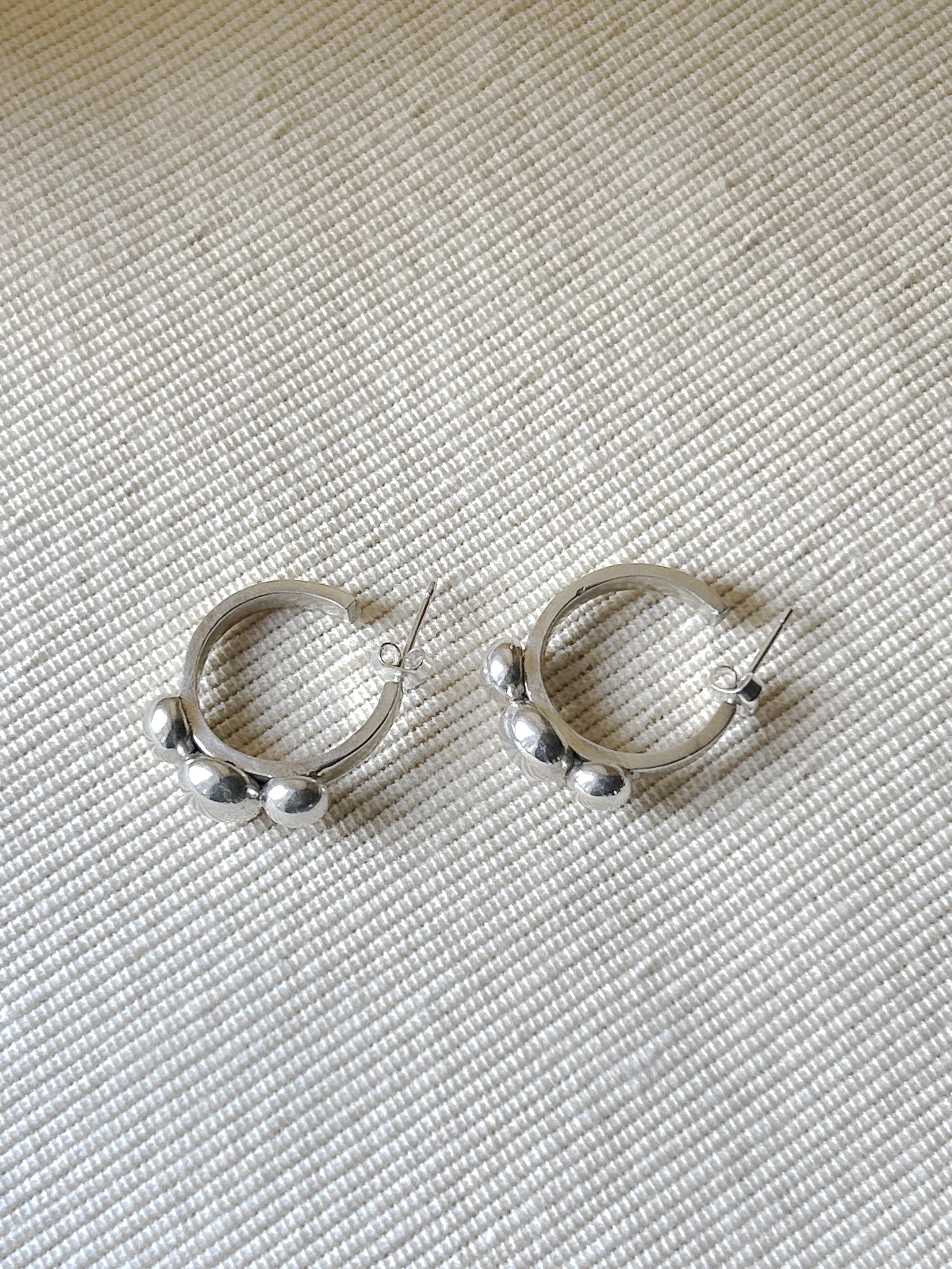 Sterling Silver Hoop Earrings