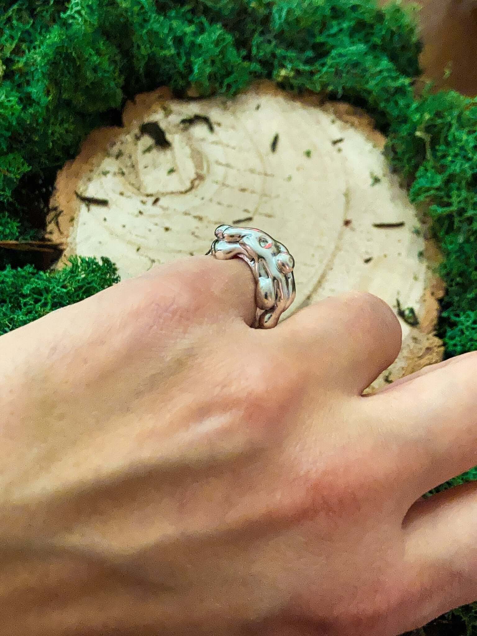 Silver Jewelry - Handmade Silver Ring - One Of A Kind