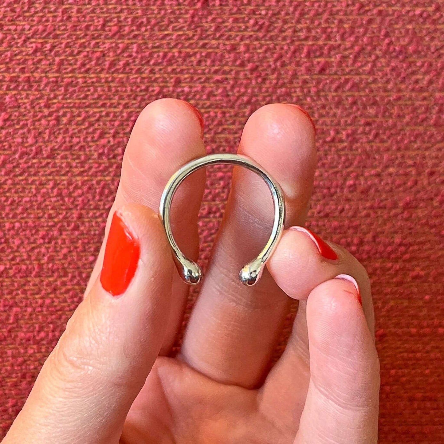 Sterling Silver Open Sprout Ring