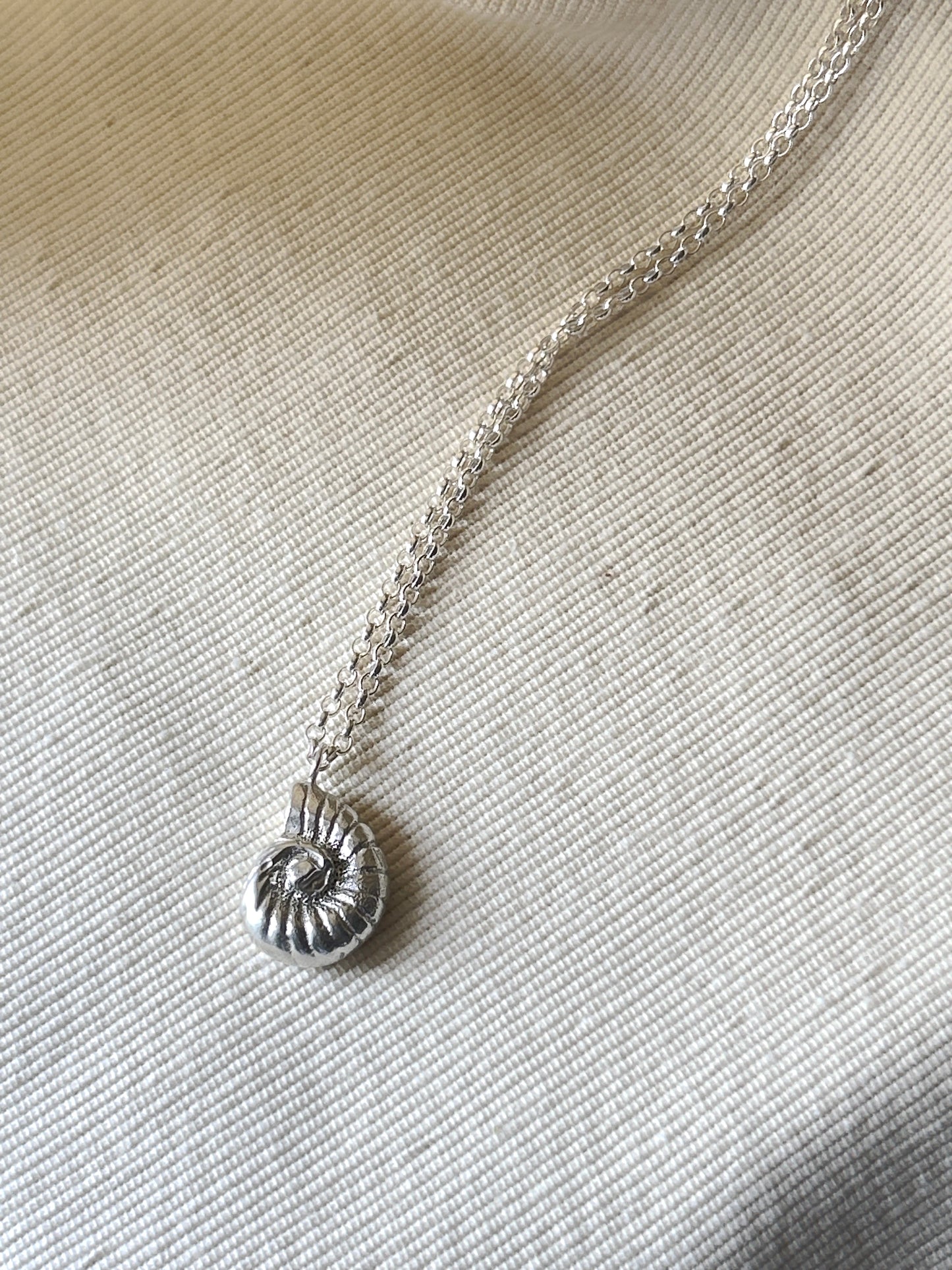 Sterling Silver Shell Necklace