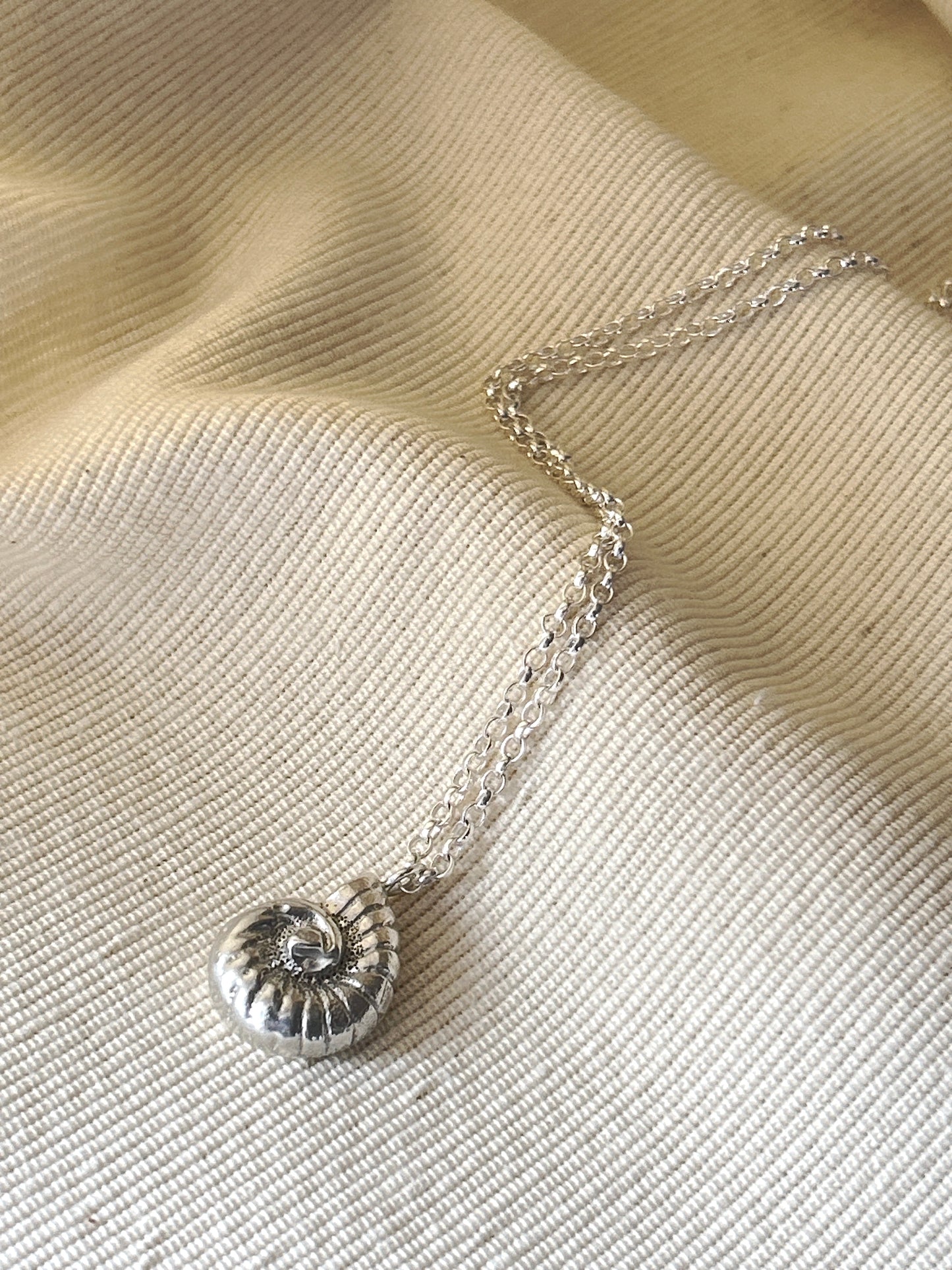 Sterling Silver Shell Necklace