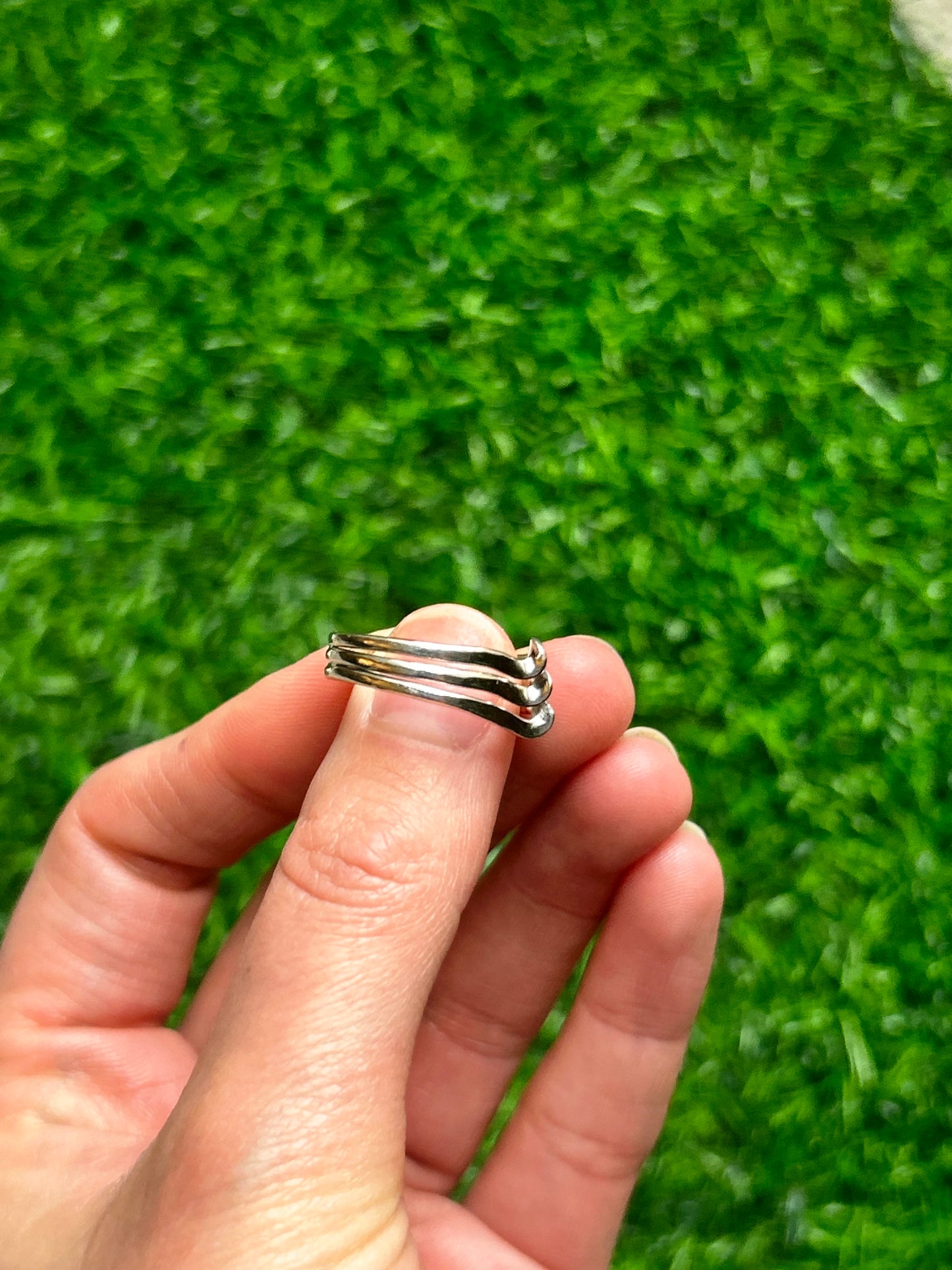 Bespoke Triple Wire Wave Ring