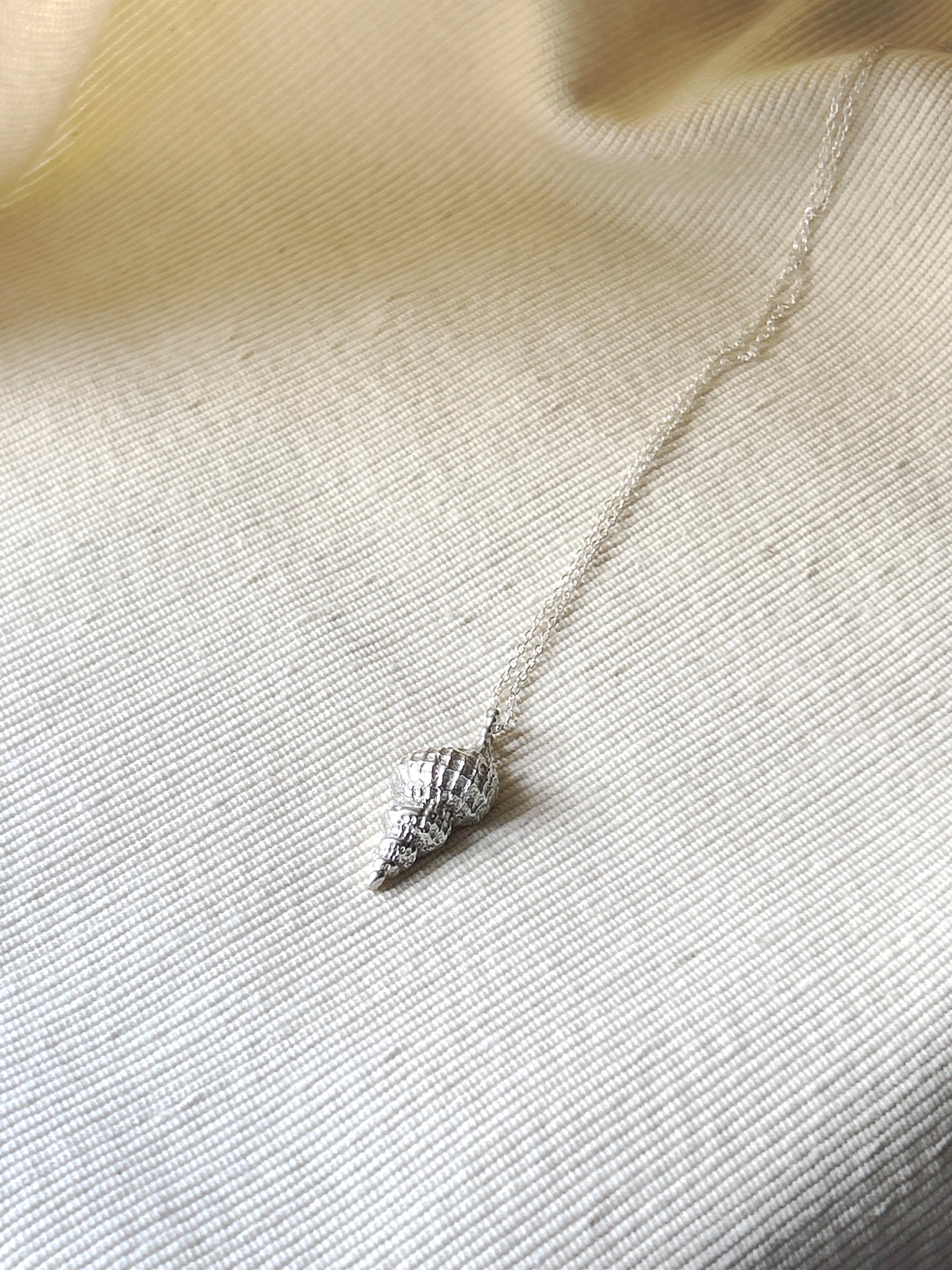 Sterling Silver Shell Necklace