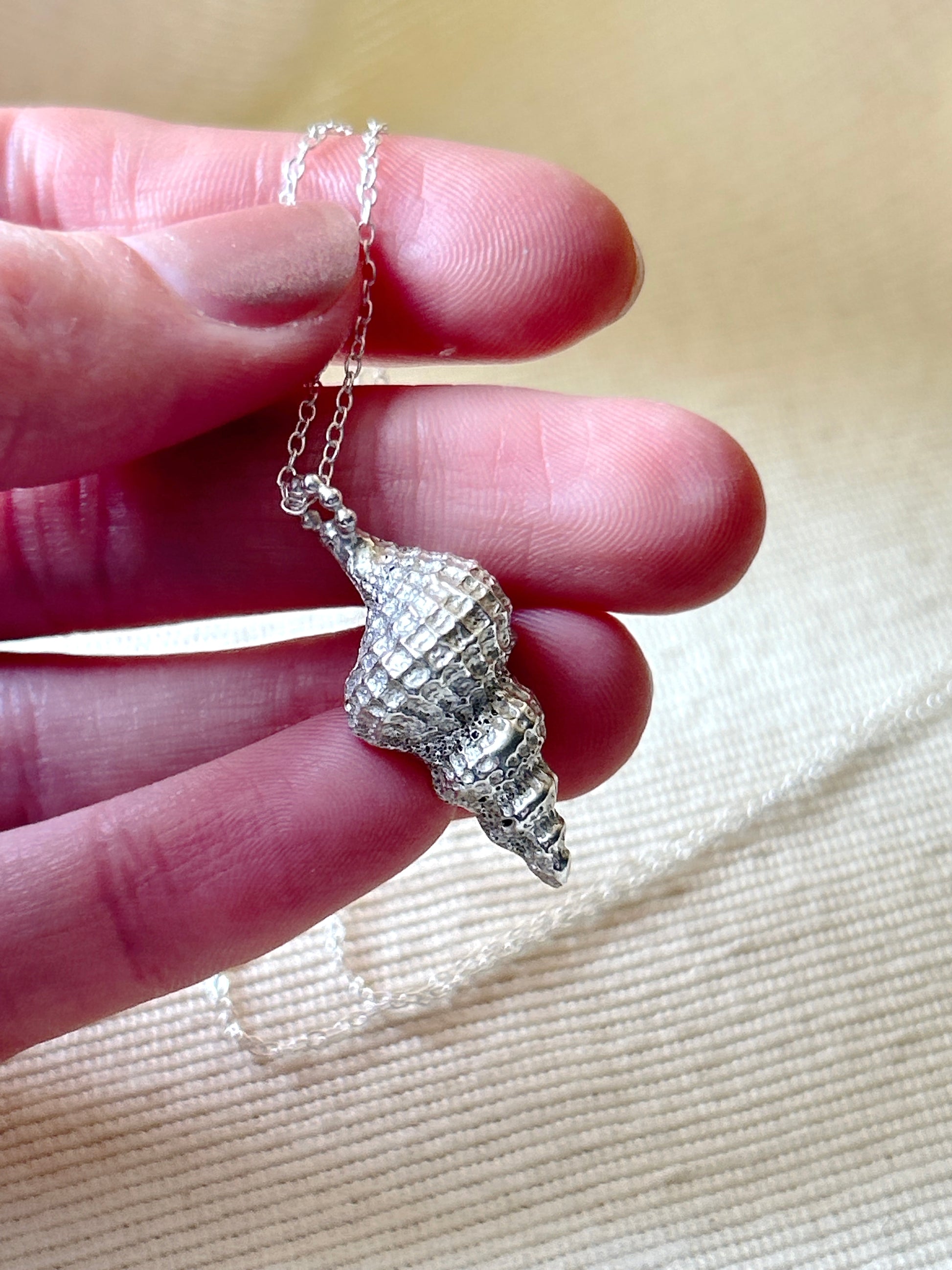 Sterling Silver Shell Necklace