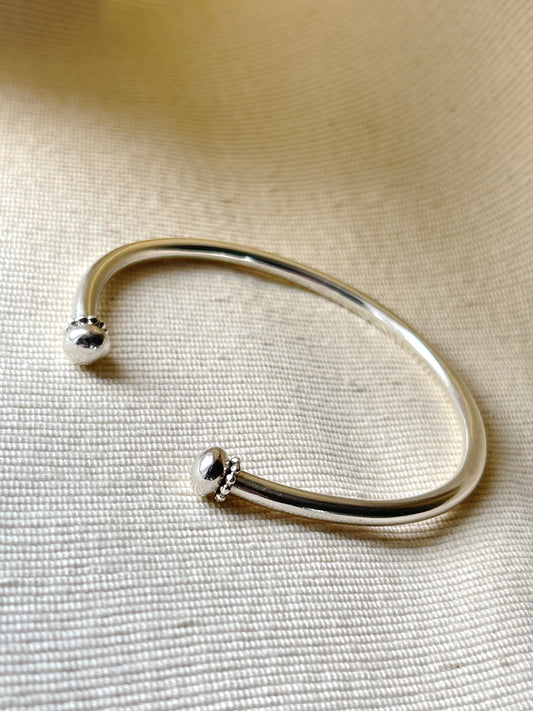 Sterling Silver Open Bangle